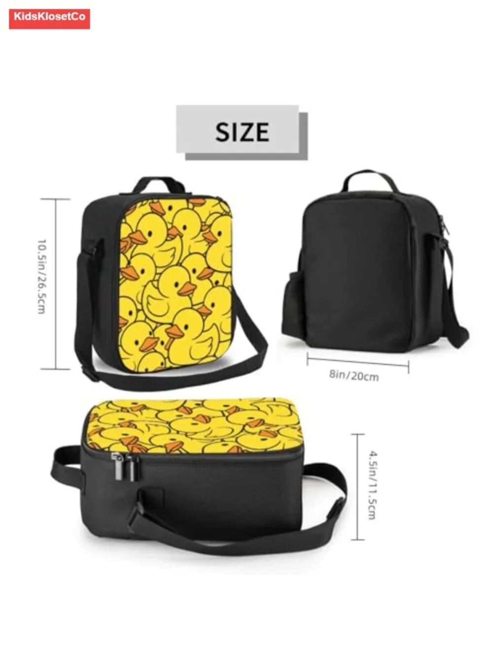 Insulated Lunch Bag for Kids & Adults - Leakproof Thermal Tote with Adjustable